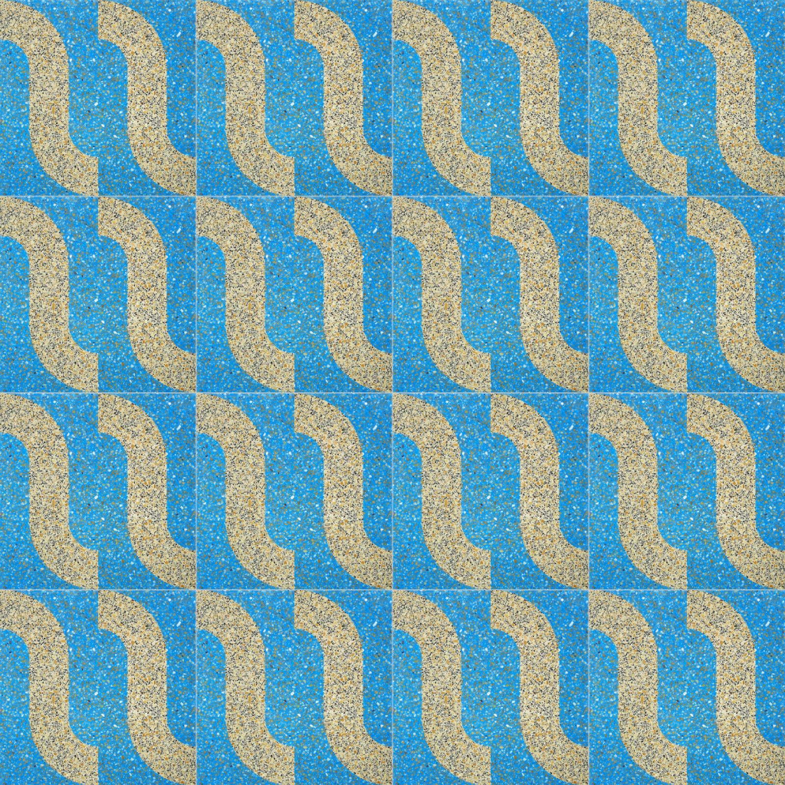 Stílusos N20134-4T terrazzo burkolat: természetes kőzúzalék és cement harmóniája. Maximális tartósság, minimális karbantartás mellett. Ismerje meg az Iamart termékét!